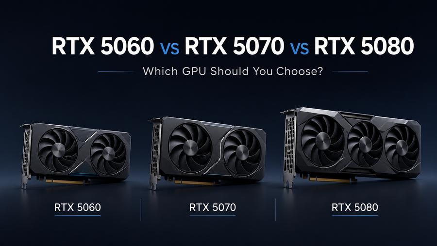 RTX 5060 vs RTX 5070 vs RTX 5080: Which GPU Should You Choose?