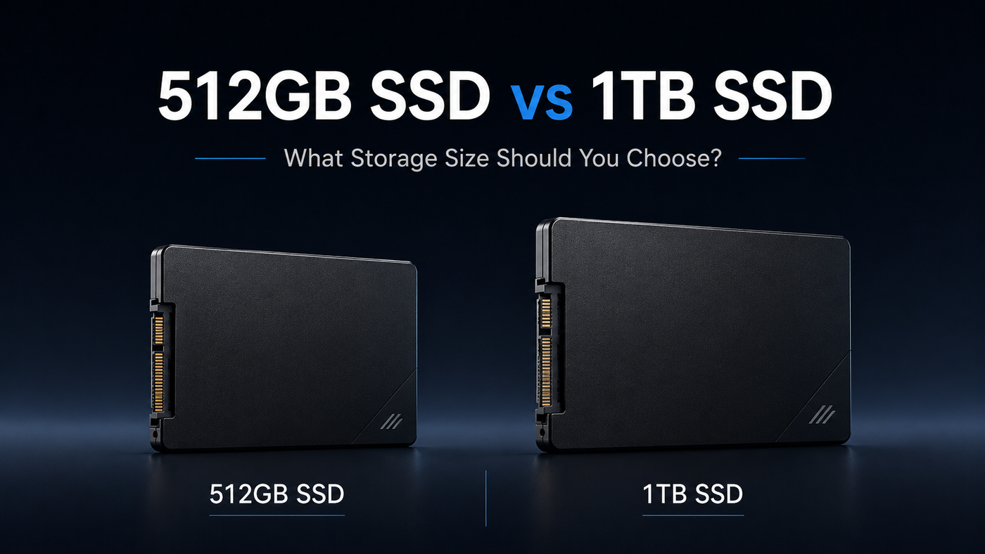 512GB vs 1TB SSD: What Should You Choose?