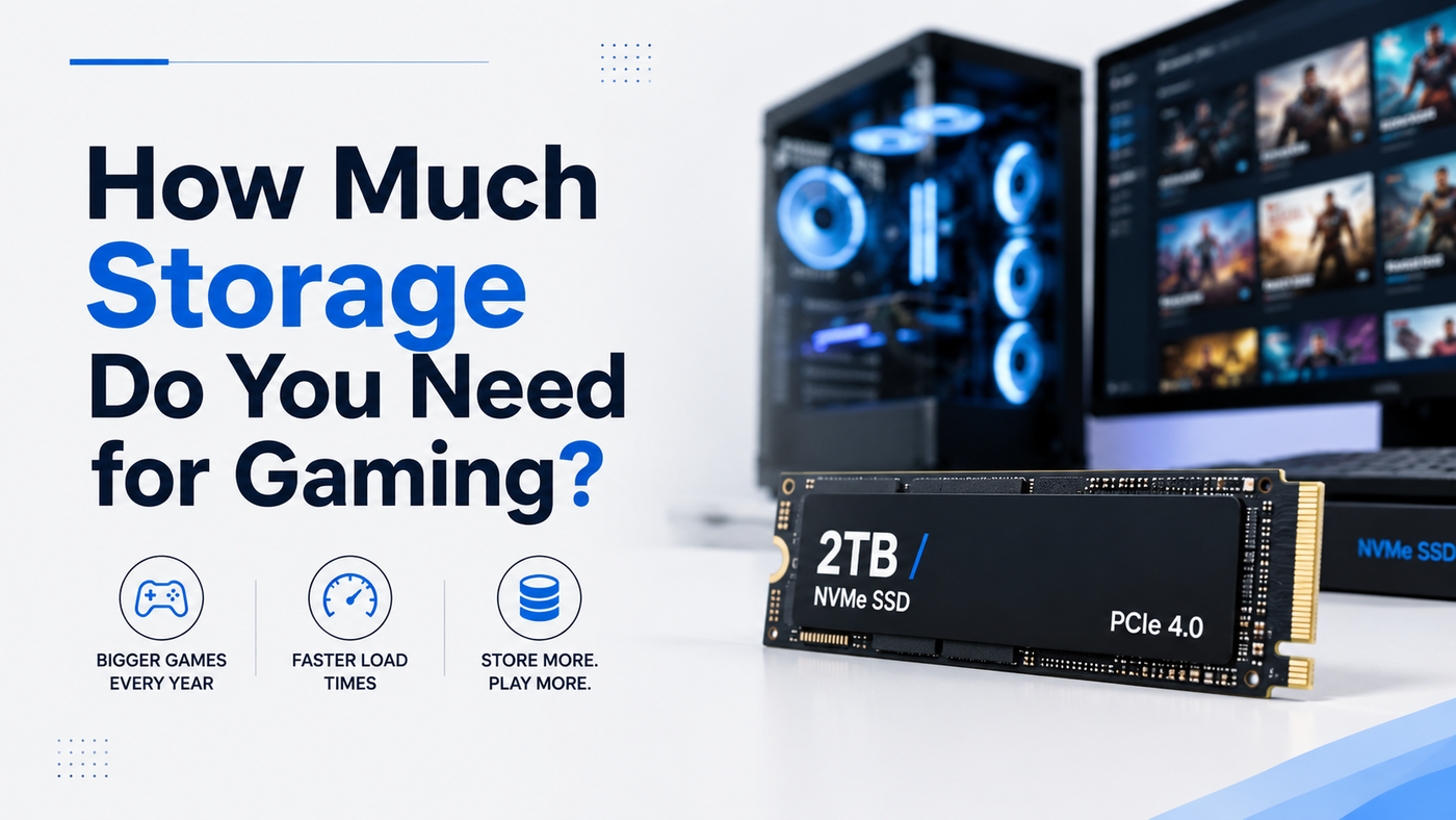 How Much Storage Do You Need for Gaming?