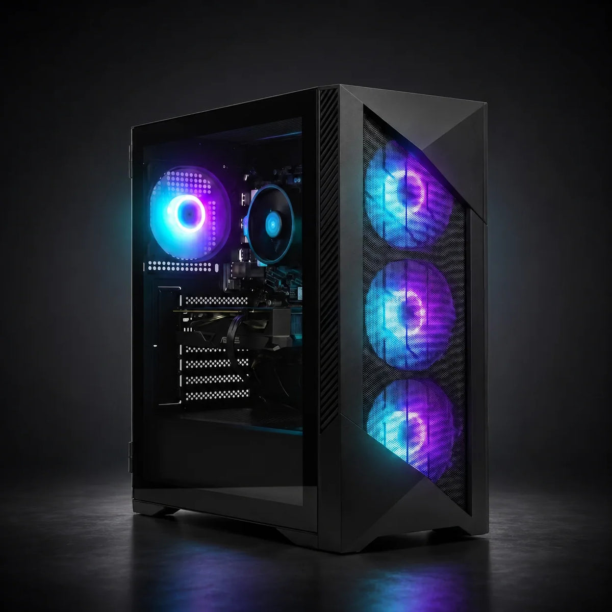 Quantum PCs Ryzen 7 7700X RTX 5060 Ti prebuilt gaming PC with 16GB RAM and 1TB SSD